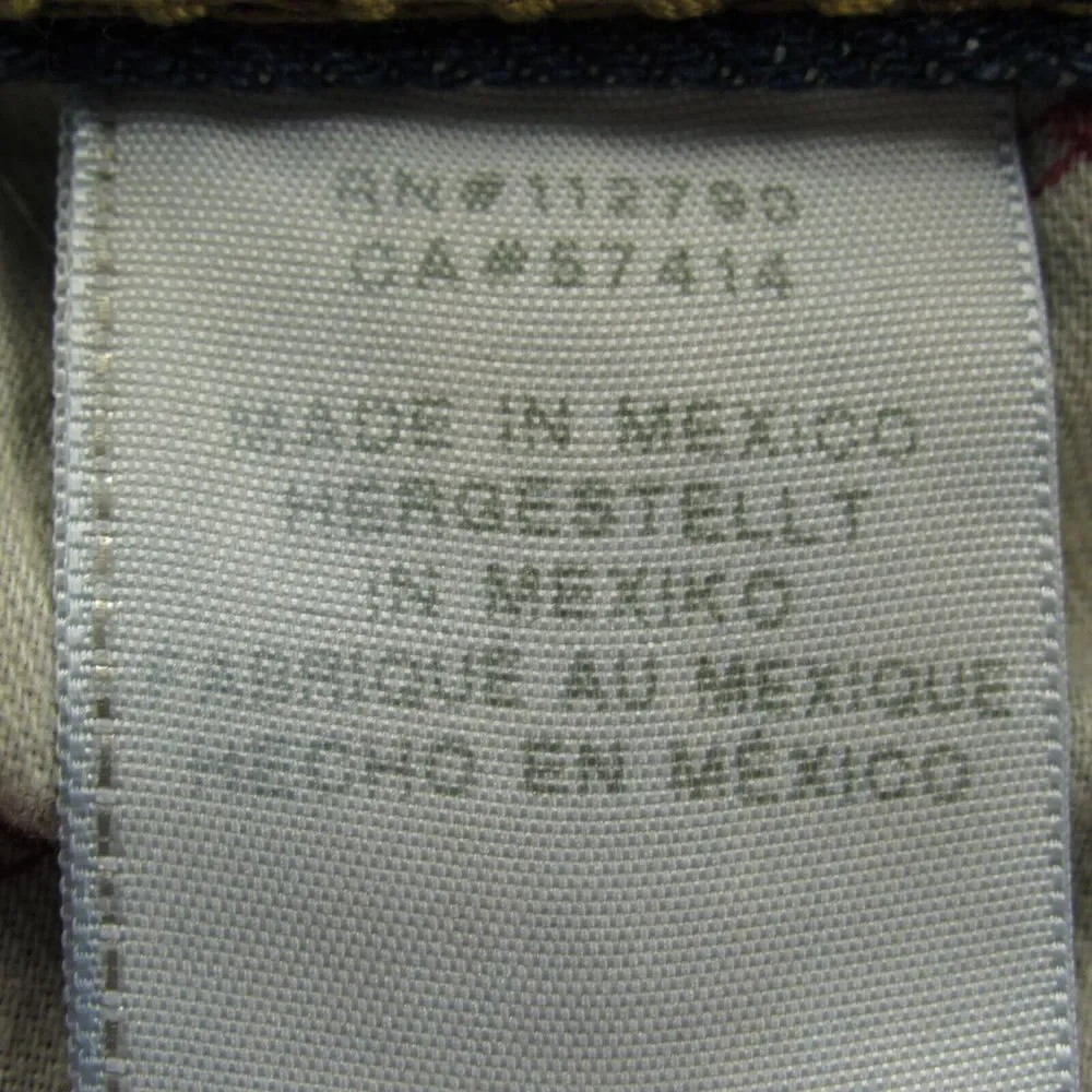 True Religion Jeans‎ Men 38x32 Skinny Denim Flap Pocket Y2k CXLM Dragonfish
